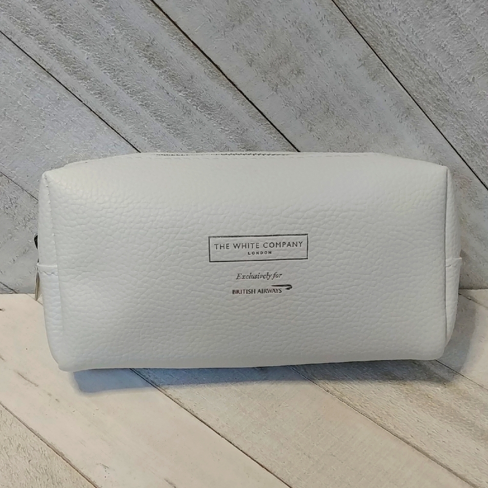 NEW The White Company London Exclusively For British Airways Makeup Bag